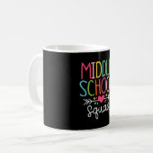 Mittelschulgruppe erster Schultag Mitte Kaffeetasse (Vorderseite Links)