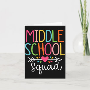 Mittelschulgruppe erster Schultag Mitte Karte