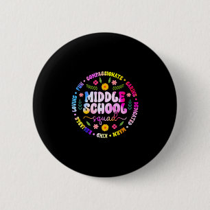 Mittelschulgruppe Mittelschullehrerteam Button