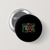 Mittelschulgruppen-Lehrer-Dream-Team-Schüler Button (Vorne & Hinten)