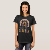 Mittelschullehrer Boho Rainbow Team Middle Sch T-Shirt (Vorne ganz)