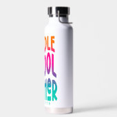 Mittelschullehrer farbenfroh Ombre Trinkflasche (Links)