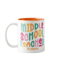 Mittelschullehrer | Farbenfrohe Retro