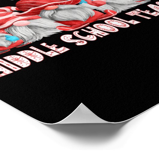 Mittelschullehrer Job Weihnachten CK zu SC Poster (Ecke)