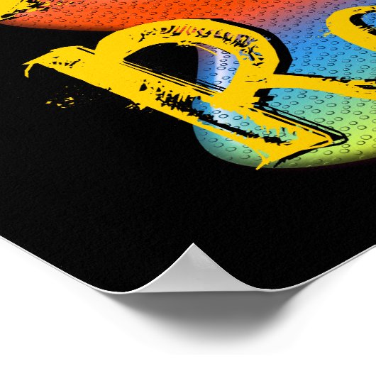 Mittelschulrocks - Gitarrenposter Poster (Ecke)