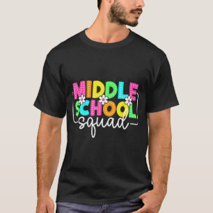 Mittelschulteam zurück zur Schule Lehrer T-Shirt
