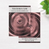 Mittelschwere Rose Gold Found Target Earring Displ (Schreibtisch)