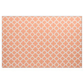 MittelskalaQuatrefoil korallenroter Stoff (Fat Quarter (45,7 x 55,9 cm))