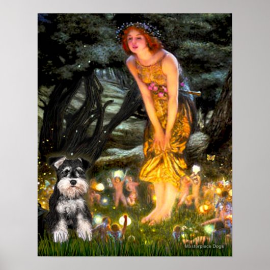 Mittelsommer Eve - Schnauzer (B) Poster (Vorne)