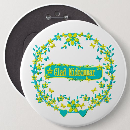 Mittelsommer-Symbol Button (Vorne & Hinten)