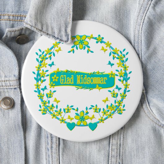 Mittelsommer-Symbol Button (Beispiel)