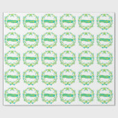 Mittelsommer-Symbol Geschenkpapier (Flach)