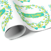 Mittelsommer-Symbol Geschenkpapier (Rolleneckpunkt)