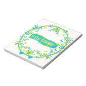 Mittelsommer-Symbol Notizblock (Rotiert)