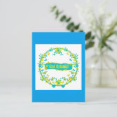 Mittelsommer-Symbol Postkarte (Stehend Vorderseite)