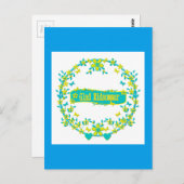 Mittelsommer-Symbol Postkarte (Vorne/Hinten)