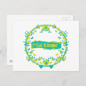 Mittelsommer-Symbol Postkarte (Vorne/Hinten)