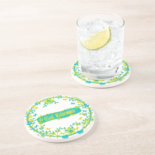 Mittelsommer-Symbol Untersetzer (Seite)