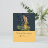 Mittelsommerlicher Eve Fairy Circle Postkarte (Stehend Vorderseite)