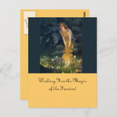 Mittelsommerlicher Eve Fairy Circle Postkarte (Vorne/Hinten)