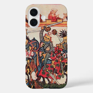 MITTELSTADT, BEKÄMPFUNG VON KNIGHTS UND DAMSELN iPhone 16 HÜLLE