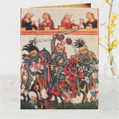 MITTELSTADT, BEKÄMPFUNG VON KNIGHTS UND DAMSELN KARTE (Gelbe Blume)