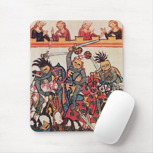 MITTELSTADT, BEKÄMPFUNG VON KNIGHTS UND DAMSELN MOUSEPAD (Mit Mouse)