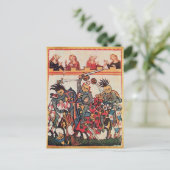 MITTELSTADT, BEKÄMPFUNG VON KNIGHTS UND DAMSELN POSTKARTE (Stehend Vorderseite)