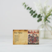 MITTELSTADT, KAMPF GEGEN NIGHTS-Pergament Visitenkarte (Stehend Vorderseite)