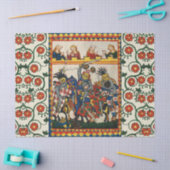 MITTELSTADT, KAMPFKAMPF FÜR KNIGHTS, DAMSELS SEIDENPAPIER (Basteln)