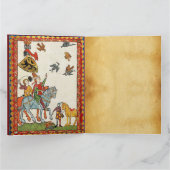 MITTELSTADT, KNIGHT HORSEBACK UND DAMSELS KARTE (Innenseite)