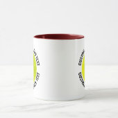 Mittelstarker MAROON-Kombinationsstoff 325g Custom Tasse (Zentrum)