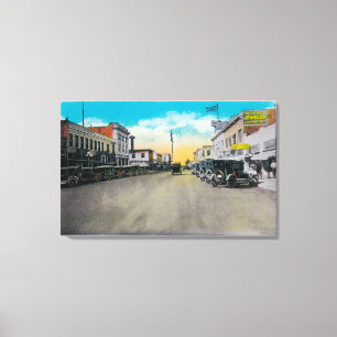 Mittelstraße, die WestAnaheim, CA schaut Leinwanddruck