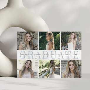 Mittelstreifen Ankündigung von sechs Fotos Absch