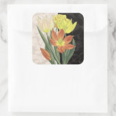 Mittelstück II Quadratischer Aufkleber (Tasche)