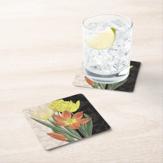 Mittelstück II Rechteckiger Pappuntersetzer (Vor Ort)