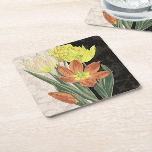 Mittelstück II Rechteckiger Pappuntersetzer (angewinkelt)