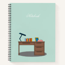 Mittelstudien-Schreibtisch-Notizbuch