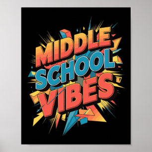 Mittelstufen-Vibes 1  Poster