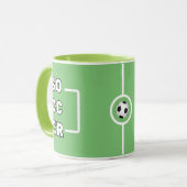 Mittelstürmer Kickoff Tasse (Vorderseite Links)
