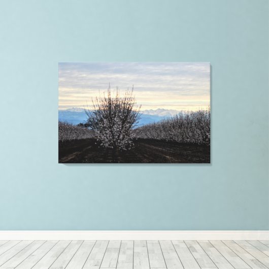 Mitteltaler Landschaft Blühende Leinwand (Insitu (Holzboden))