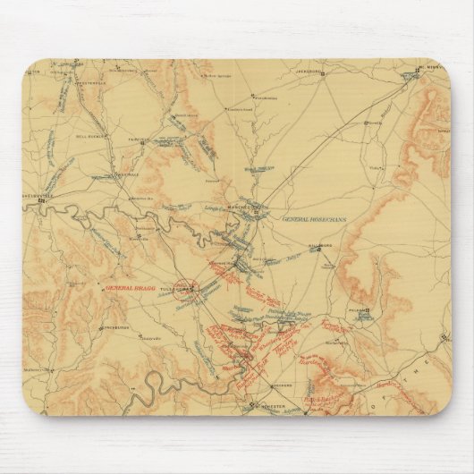 MittelTennessee-Kampagne Mousepad (Vorne)
