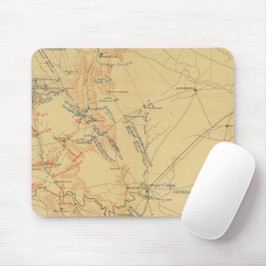 MittelTennessee-Kampagne Mousepad (Mit Mouse)