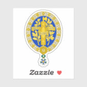 Mittelwappen Frankreichs (1905-1953) Aufkleber (Blatt)