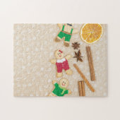 Mittelweihnachtliche Lebkuchen Mann Jigsaw Puzzle (Horizontal)