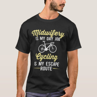 Mittelwert des Ob-Cyclist-Fahrradfahrers T-Shirt