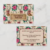 Mittelwest-Princess-Nägel / Haar / Schönheit / Mod Visitenkarte (Vorne/Hinten)