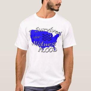 Mittelwesten-Flut-Shirt T-Shirt