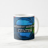 Mittelwesten-Meteorologiestations-Tasse Kaffeetasse (VorderseiteRechts)