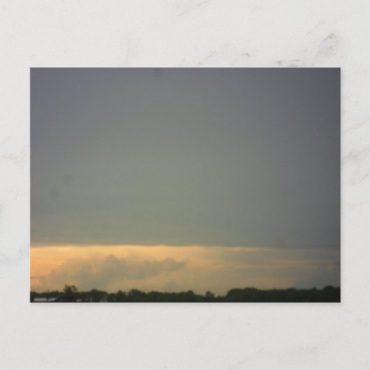 Mittelwestlicher Sonnenaufgang Postkarte (Vorderseite)